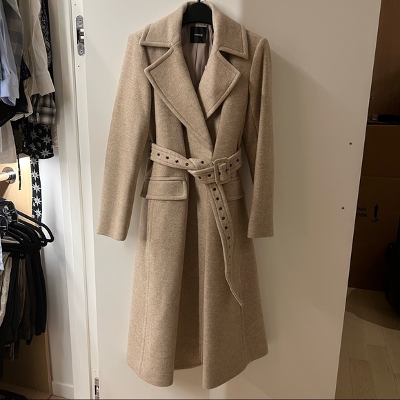 Theory Jackets & Blazers - Theory Wool Maxi Coat